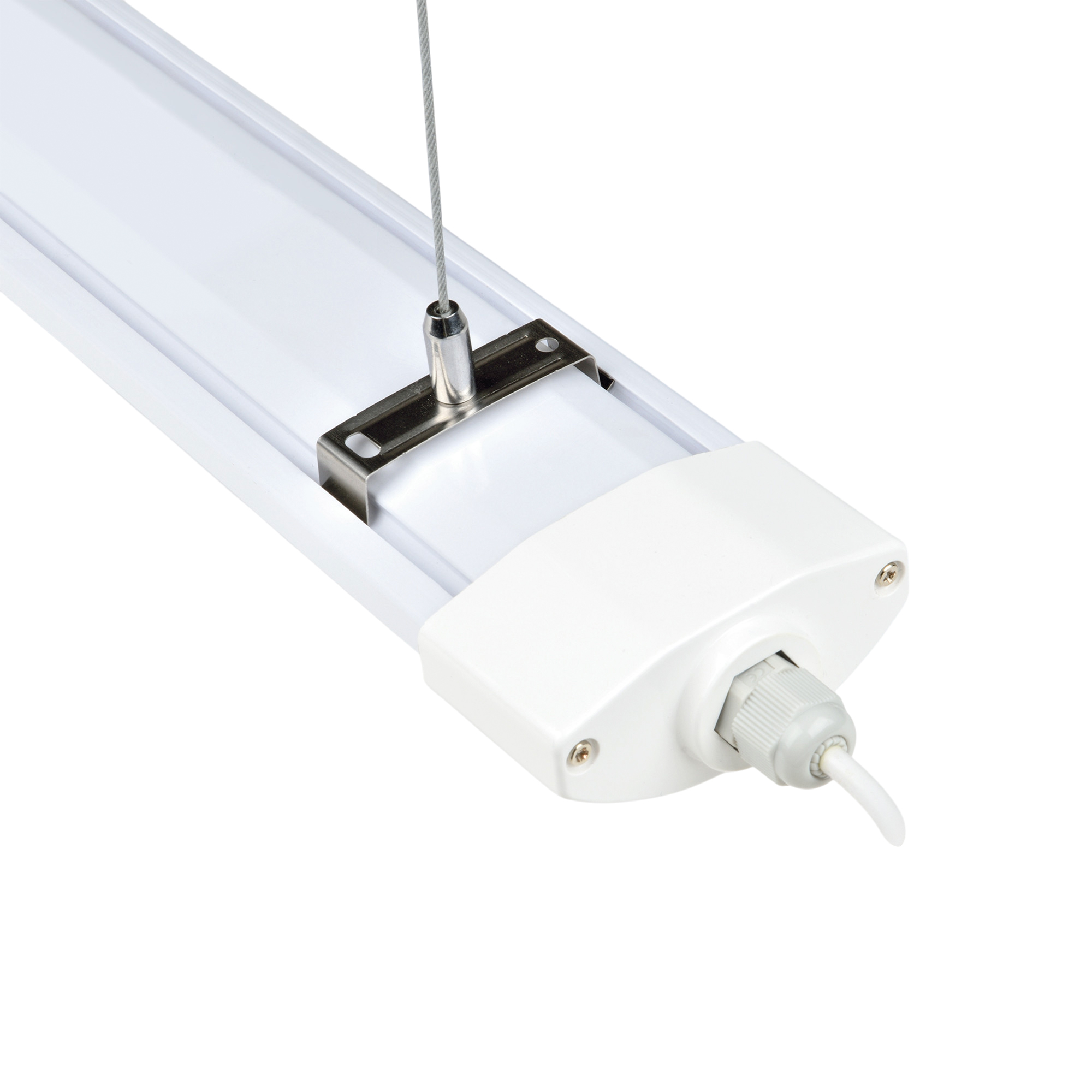UFL-H04 SILVER 200 POLYBAG Комплект крепления для подвесного монтажа накладных светильников. Четыре тросика с креплениями длиной 2м. ТМ Uniel