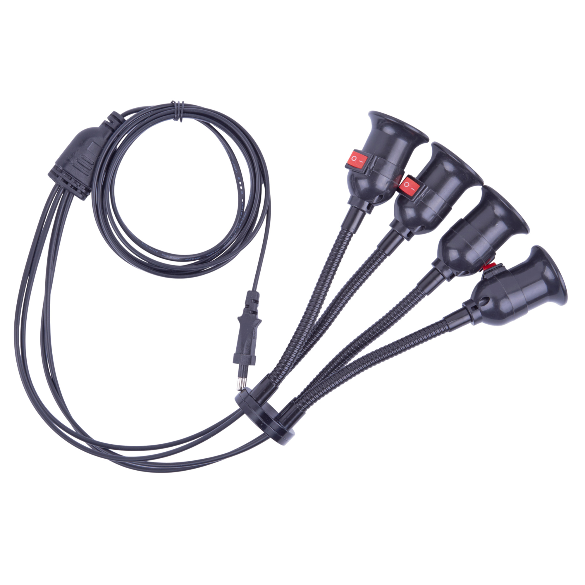 UML-P200 E27x4 BLACK PLANT