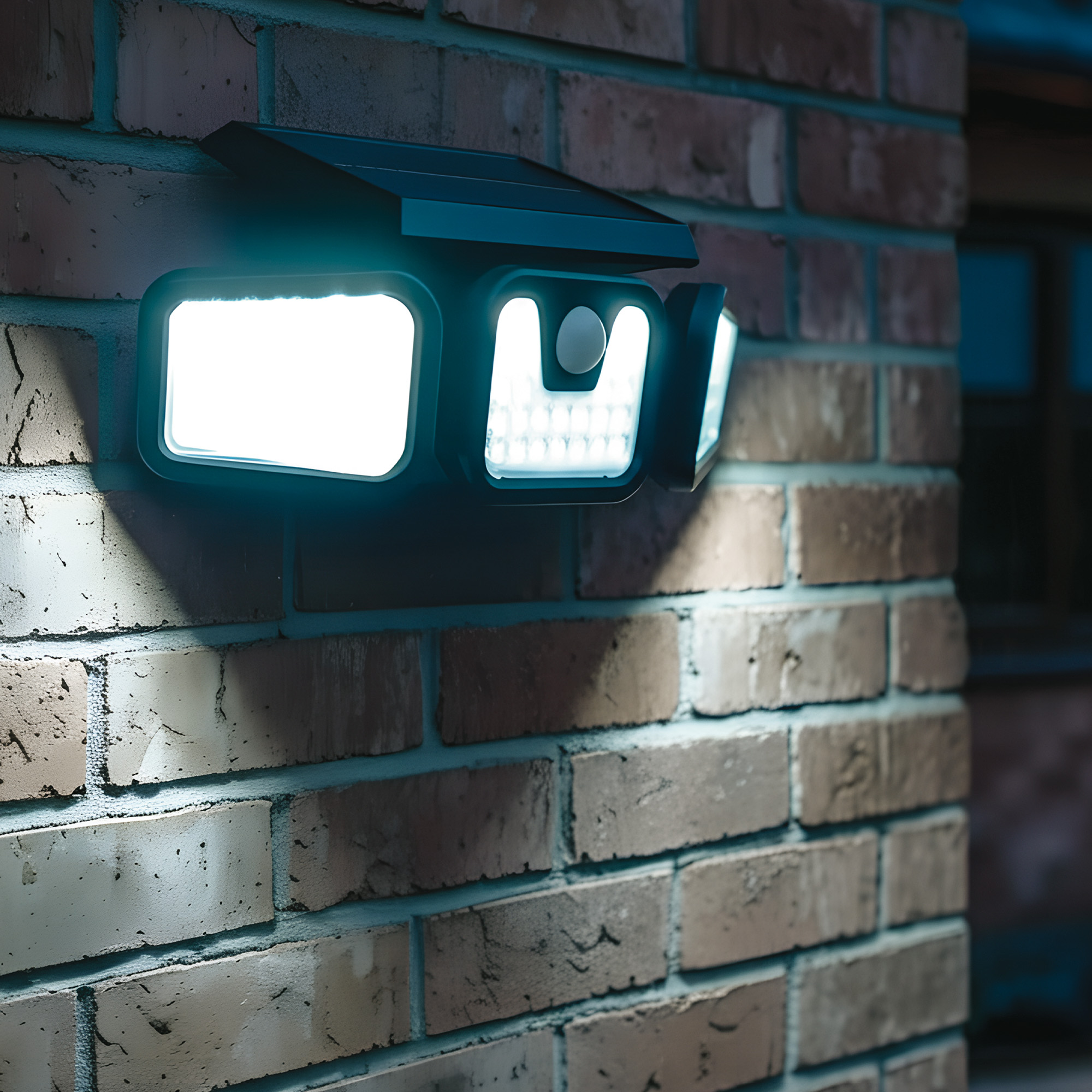 USL-F-263-PT120 SENSOR Садовый светильник на солнечной батарее с датчиком движения. 74 светодиода. Белый свет. 1x18650 Li-Io аккумулятор в-к. IP44. TM Uniel