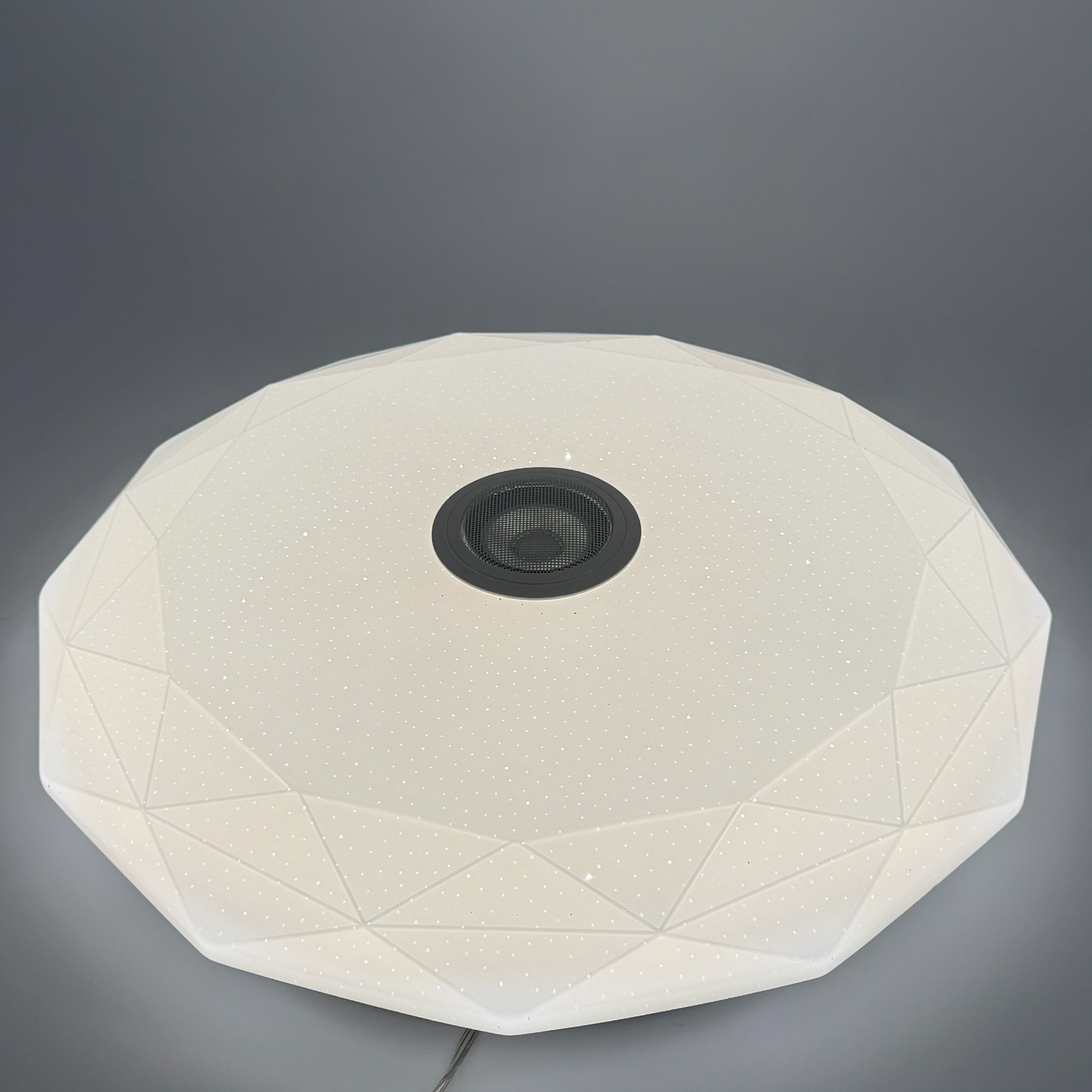 ULI-D292 70W-SW+RGB-50 VENUS O3 Cветильник светодиодный накладной с Bluetooth колонкой. Диммируемый. Пульт ДУ в-к. Теплый свет3000К-Белый свет4000К-Дневной свет6500К-RGB. 5400Лм. TM Uniel