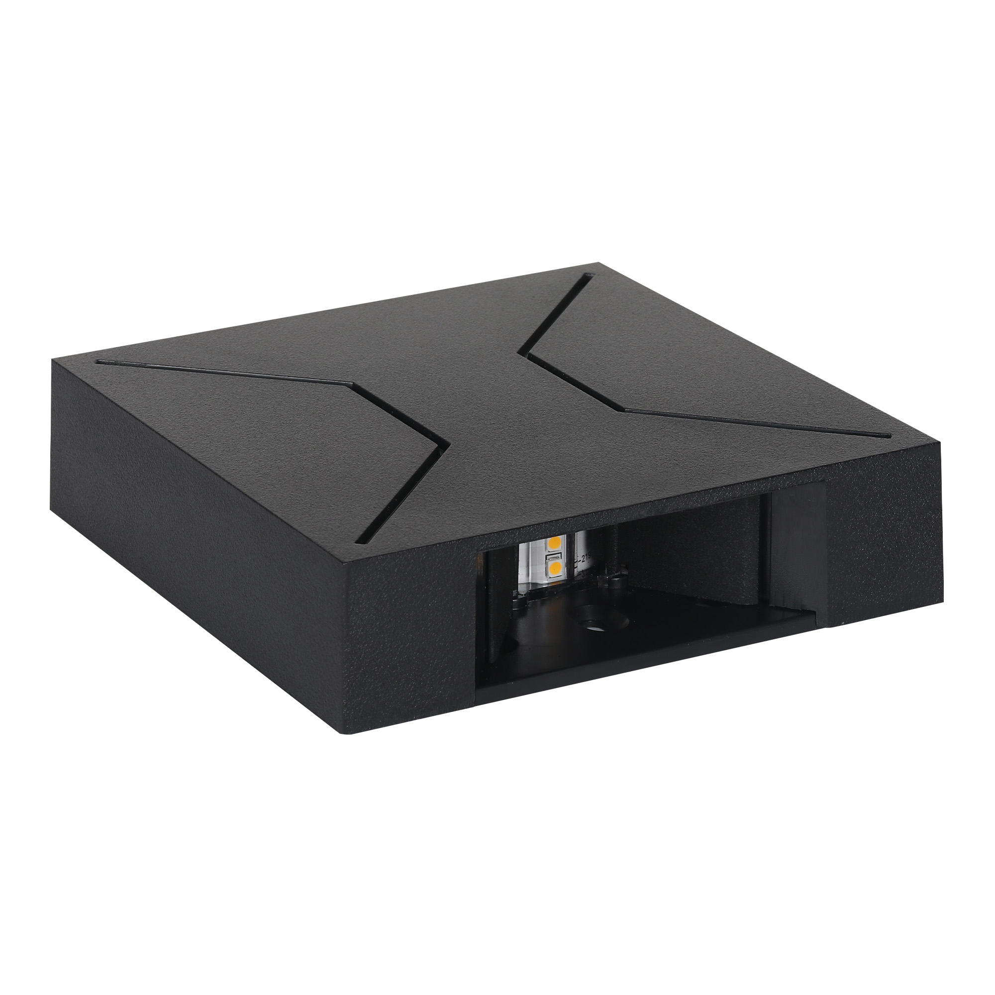 ULU-P32B-4W-4000K IP65 BLACK Светильник светодиодный уличный. Архитектурный накладной. Белый свет 4000K. Корпус черный. TM Uniel