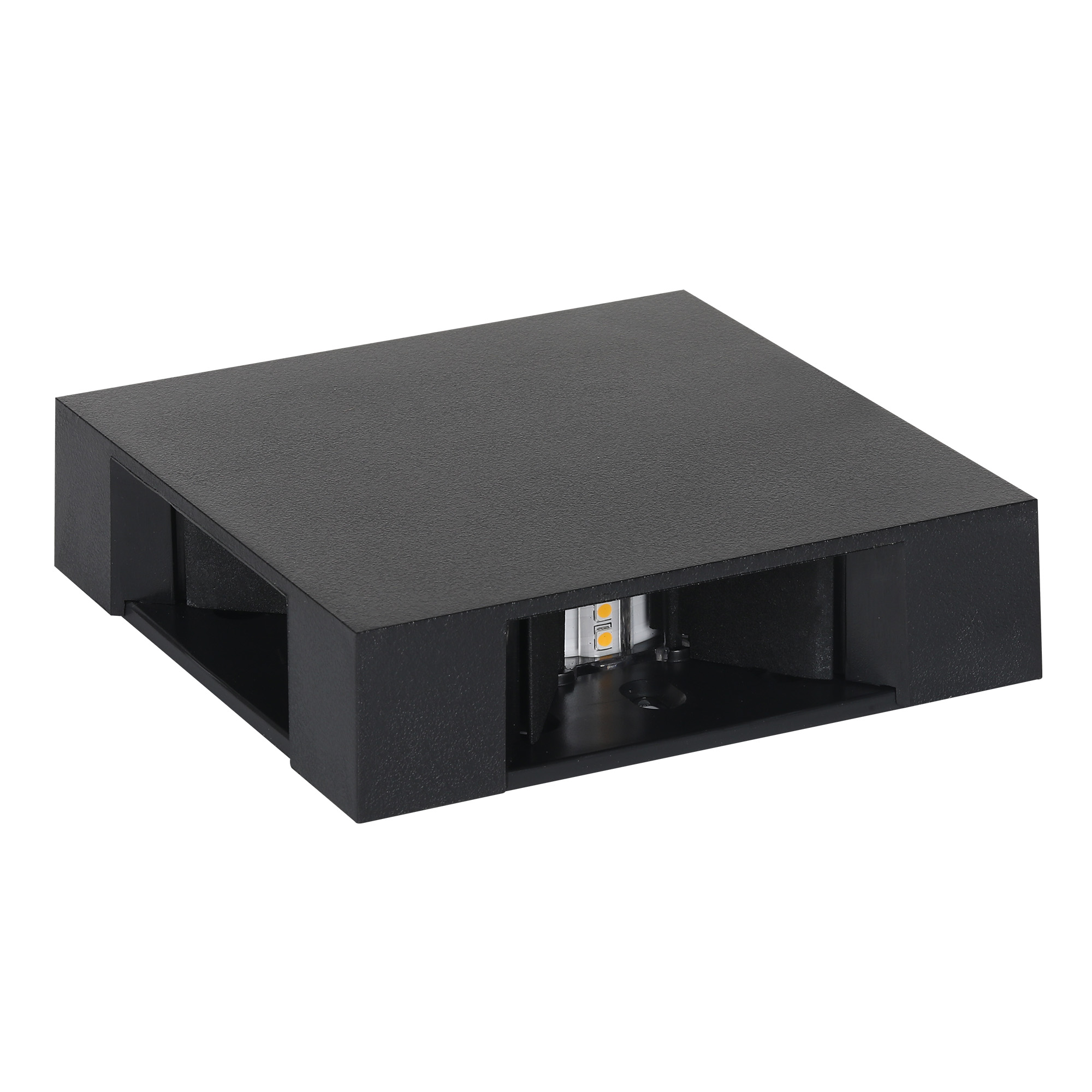 ULU-P33D-4W-4000K IP65 BLACK Светильник светодиодный уличный. Архитектурный накладной. Белый свет 4000K. Корпус черный. TM Uniel