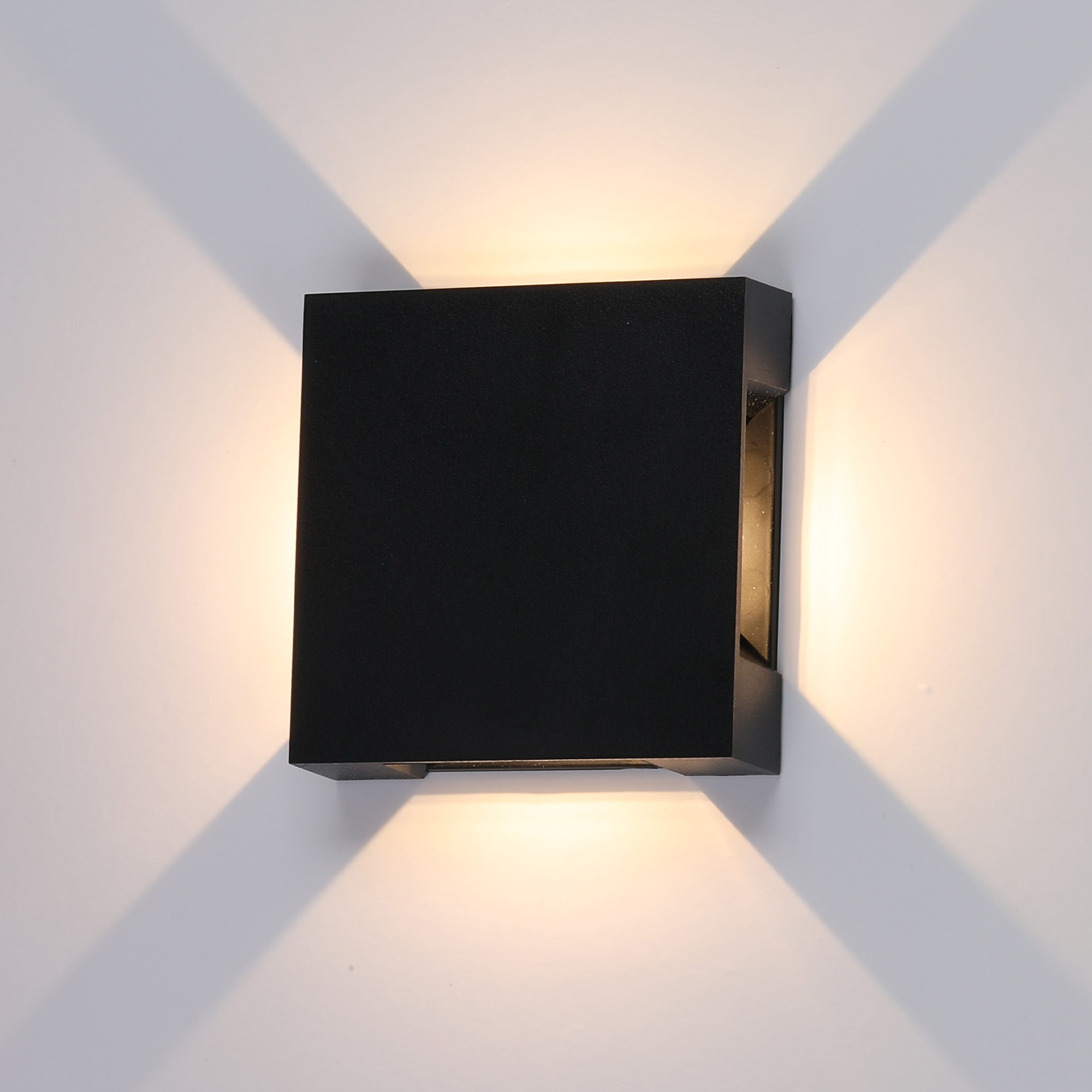 ULU-P33D-4W-4000K IP65 BLACK Светильник светодиодный уличный. Архитектурный накладной. Белый свет 4000K. Корпус черный. TM Uniel