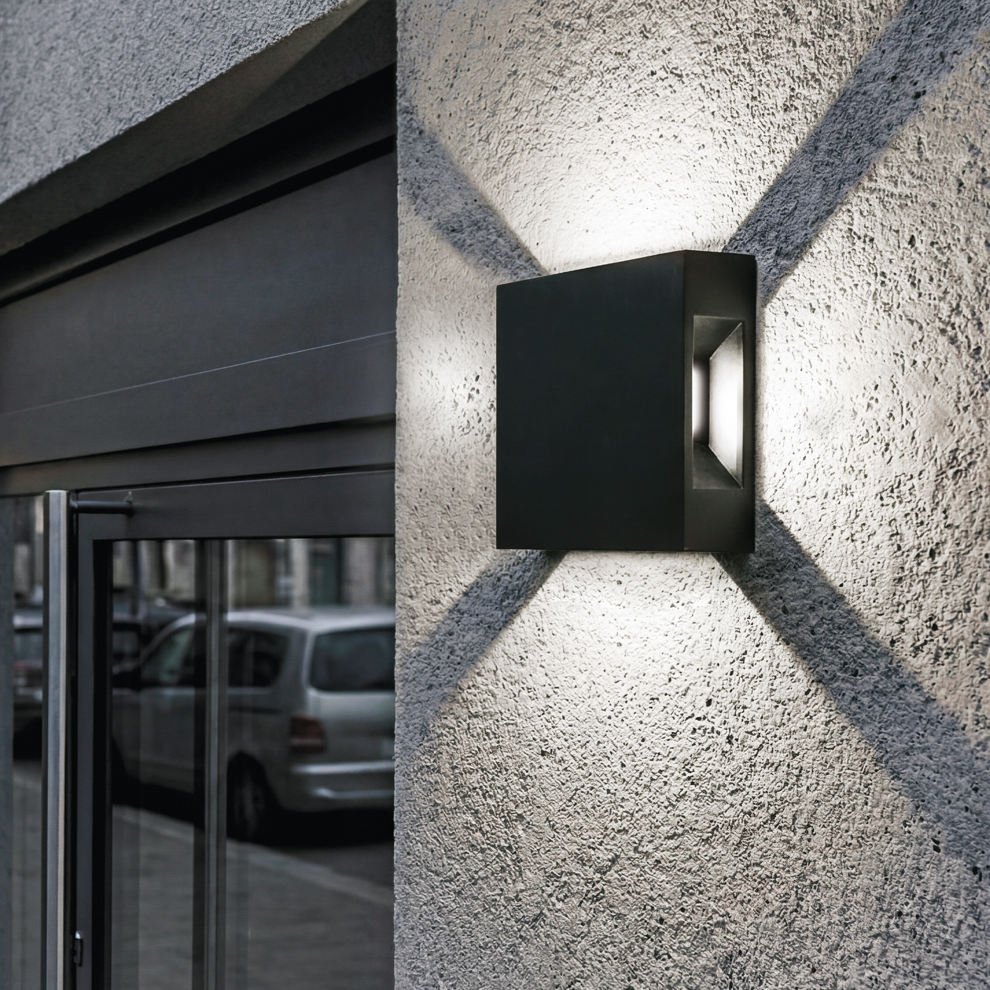 ULU-P33D-4W-4000K IP65 BLACK Светильник светодиодный уличный. Архитектурный накладной. Белый свет 4000K. Корпус черный. TM Uniel