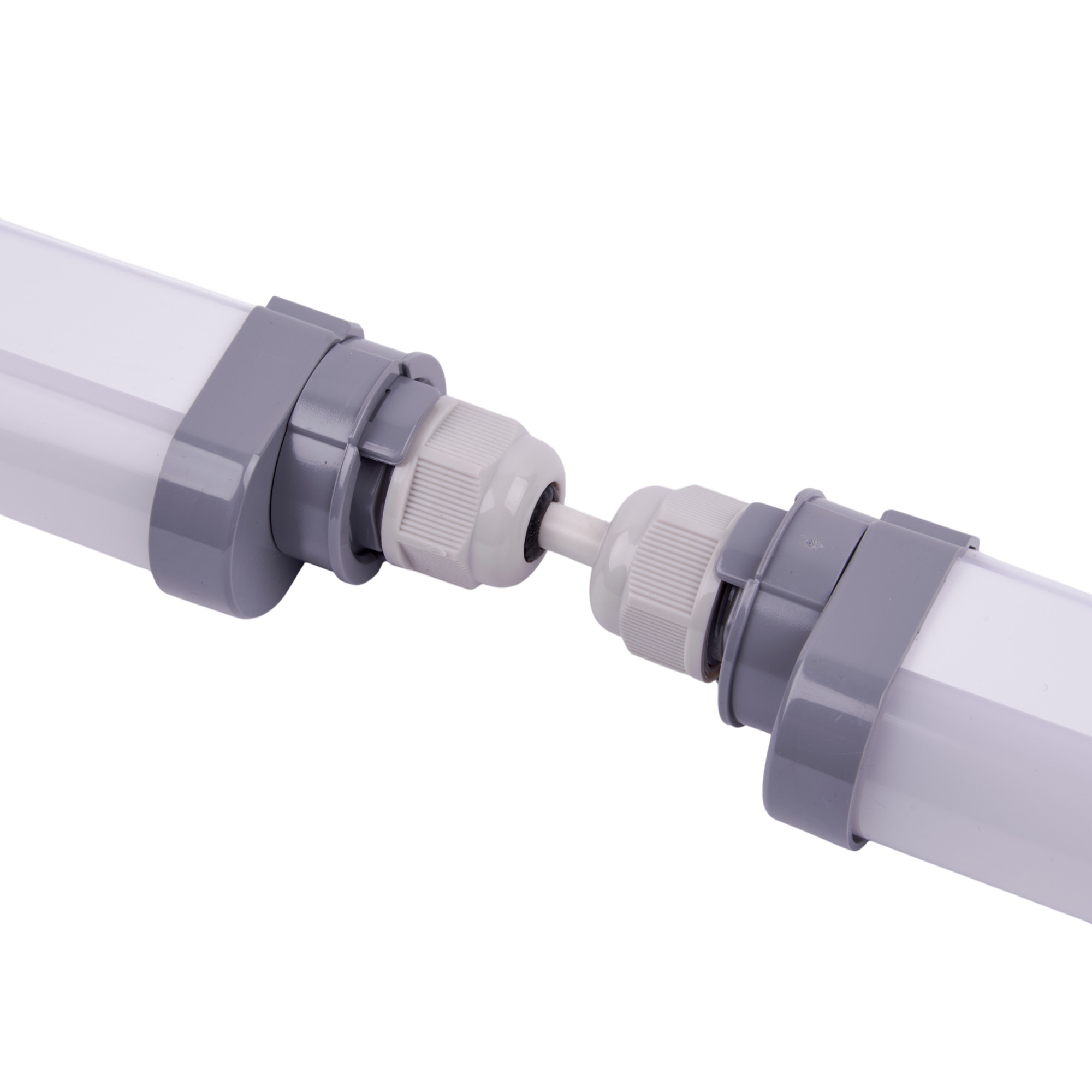 ULO-T20-50W-6500K-L150 IP65 GREY LINKABLE Светильник линейный светодиодный накладной-подвесной. соединяемый. Дневной свет 6500K. 6000 Лм. Цвет серый. ТМ Uniel