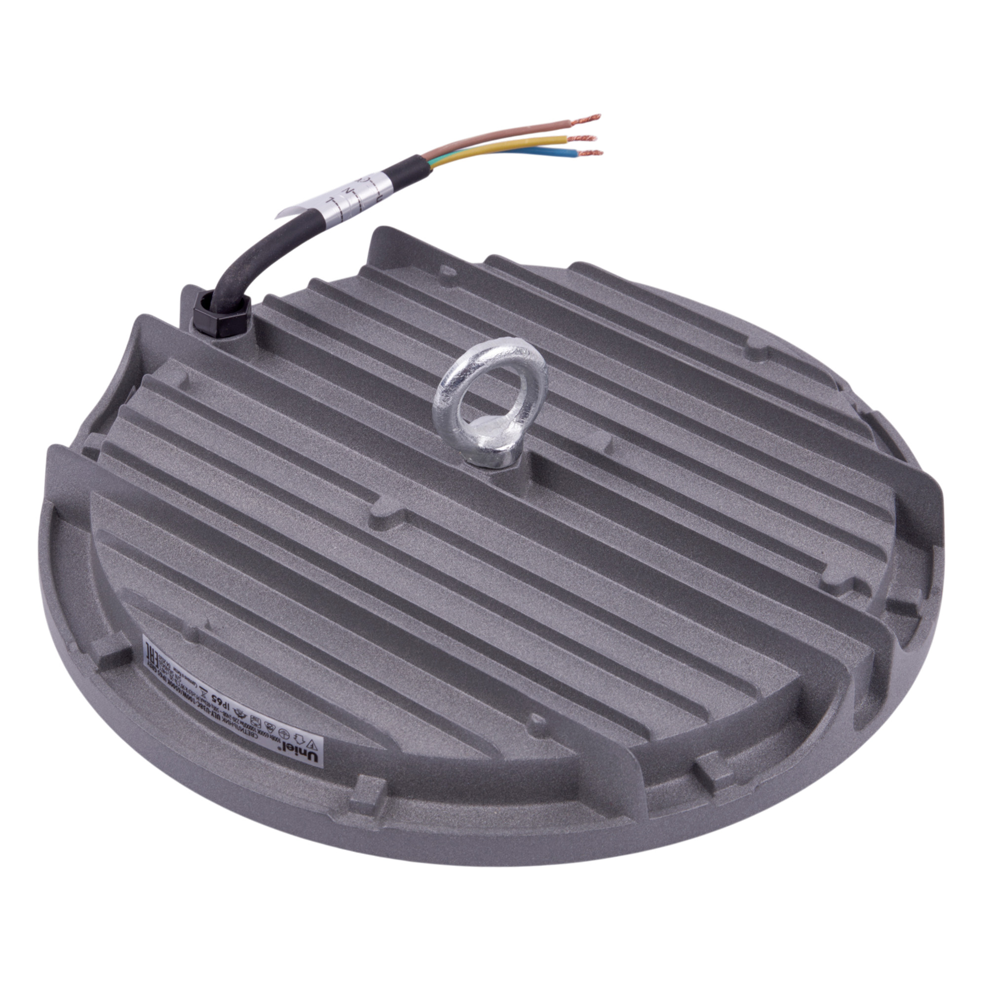 ULY-U38C-200W-6500K IP65 GREY Светильник светодиодный промышленный. Дневной свет 6500K. Угол 110 градусов. TM Uniel