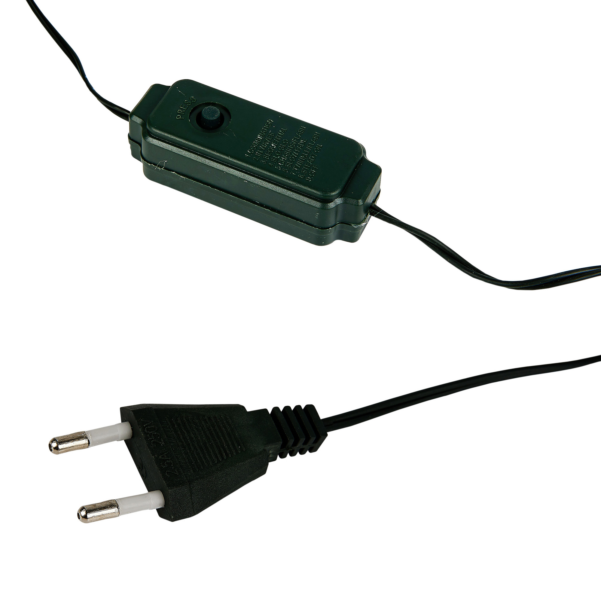 ULD-S20000-2000-DGA WW IP20 DEW Гирлянда светодиодная Роса. 200м. 2000 светодиодов. Теплый белый свет. Провод зеленый. ТМ Uniel
