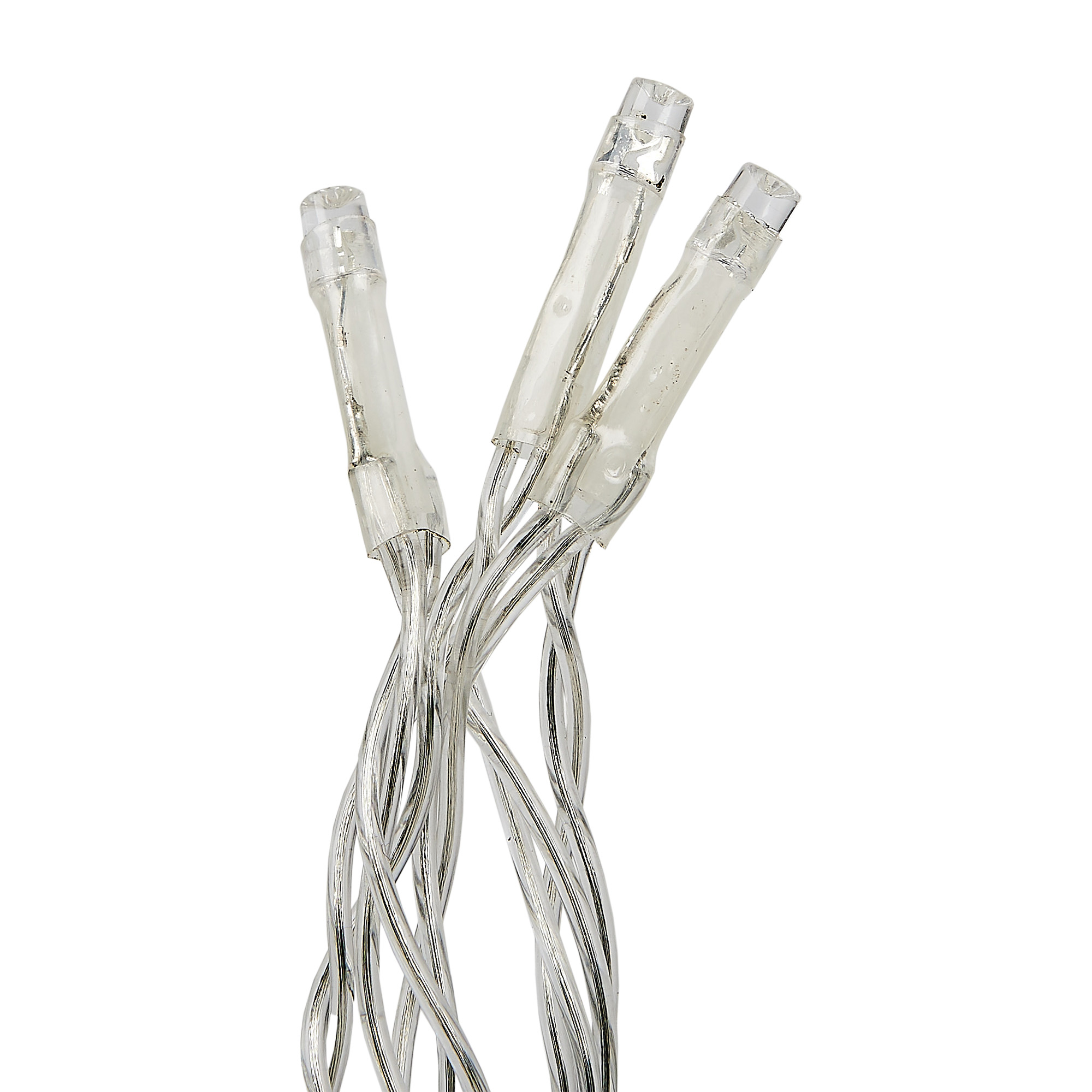 ULD-B20007-400-TTK WH IP44 Бахрома светодиодная с эффектом мерцания. 20м. Соединяемая. 400 светодиодов. Белый свет. Провод прозрачный. ТМ Uniel