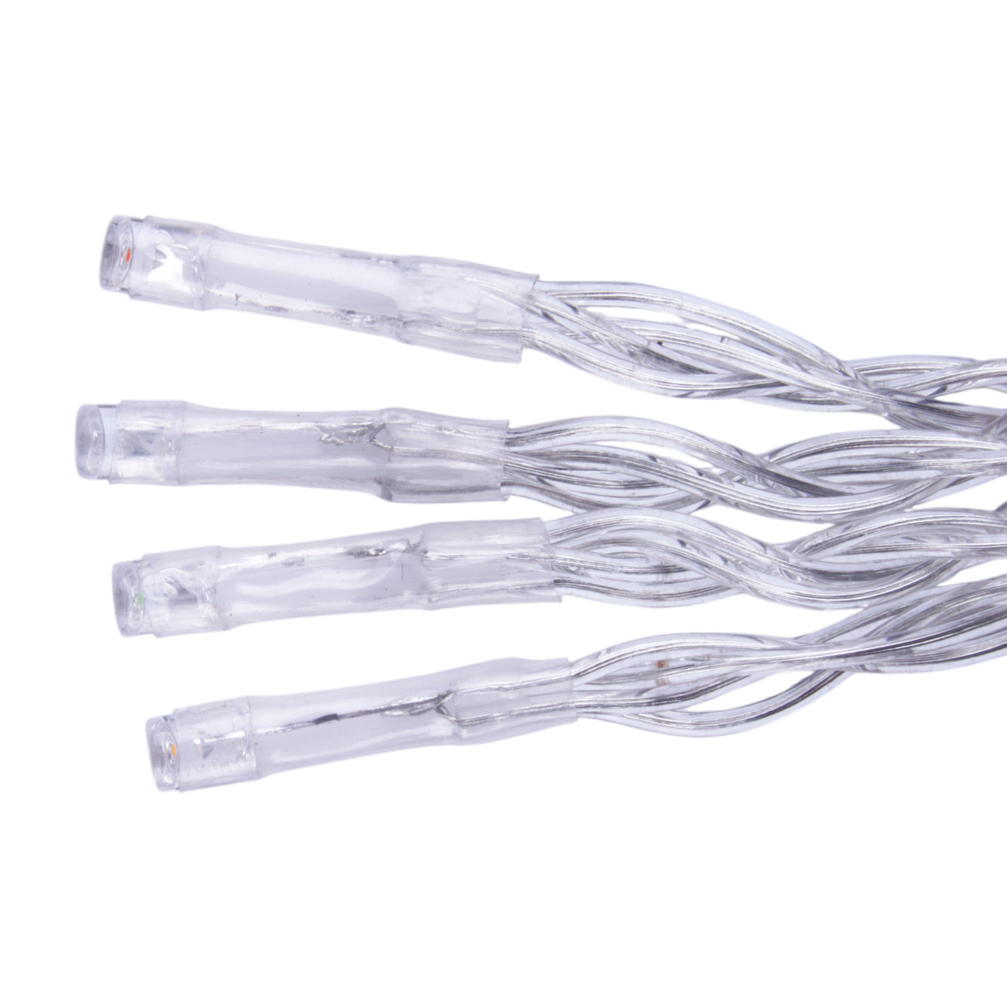 ULD-C3030-820-DTA-RC MT IP44 Занавес светодиодный. 3х3м. 820 светодиодов. Красный. желтый. зеленый. синий свет. Пульт ДУ в-к. Провод прозрачный. TM Uniel