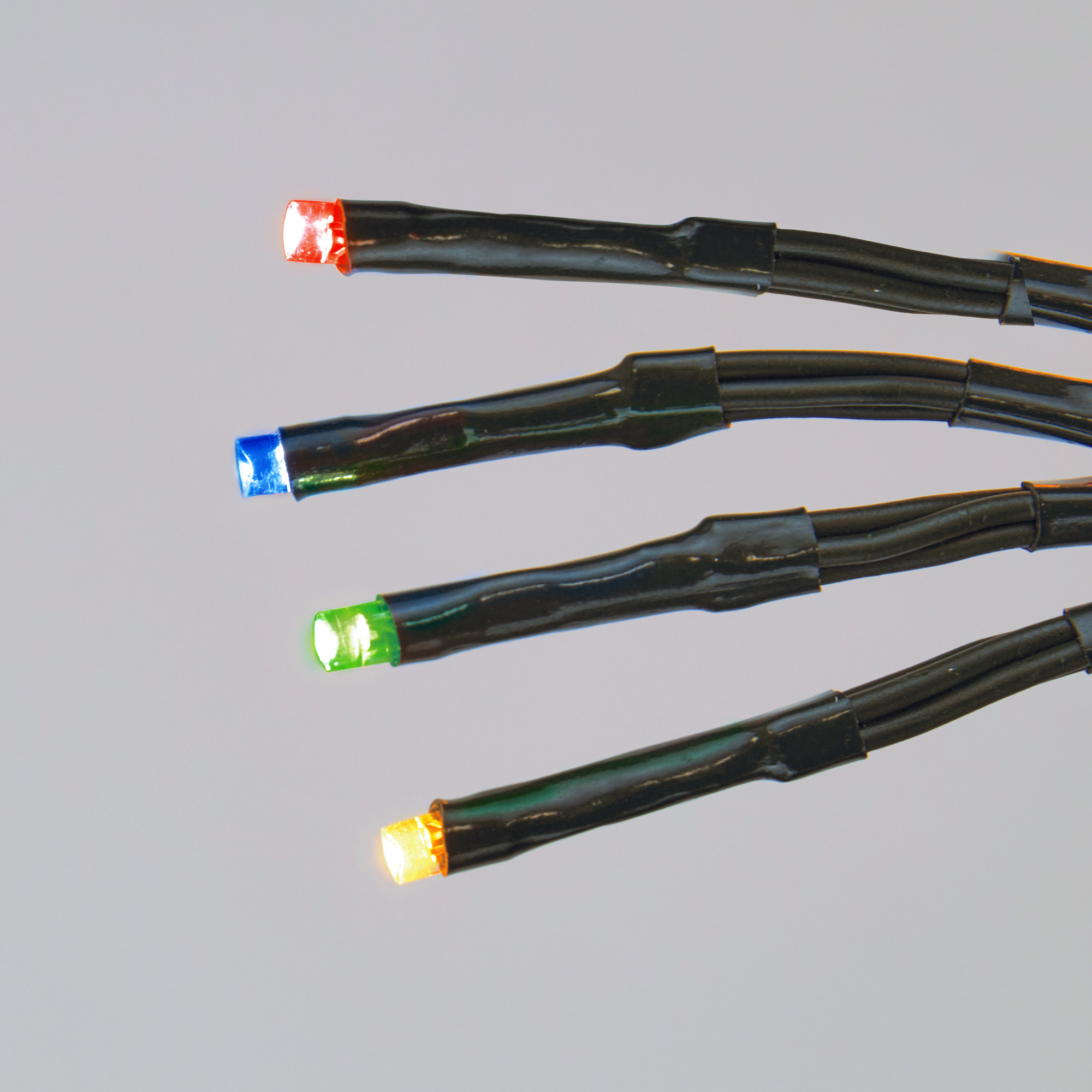 ULD-S0740-370-DGA-RC MT IP44 FIREWORK Гирлянда светодиодная Фейерверк. 7.4м. 370 светодиодов. Красный. желтый. синий. зеленый свет. Пульт ДУ в-к. Провод зеленый. ТМ Uniel