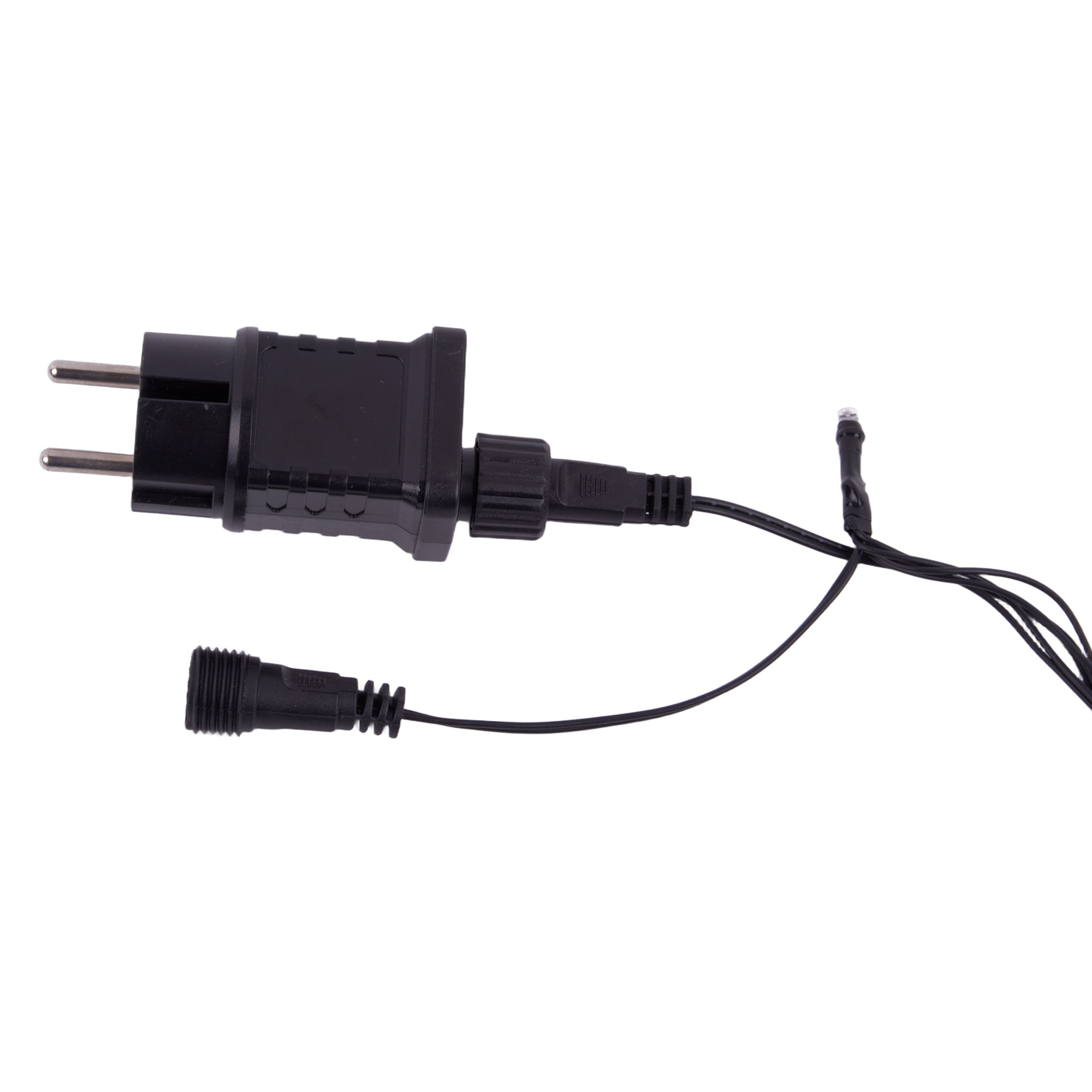 ULD-S1500-150-TBK MT2 IP44 Гирлянда светодиодная с эффектом мерцания. 15м. Соединяемая. 150 светодиодов. Красный. желтый. зеленый. синий и белый свет. Провод черный. ТМ Uniel