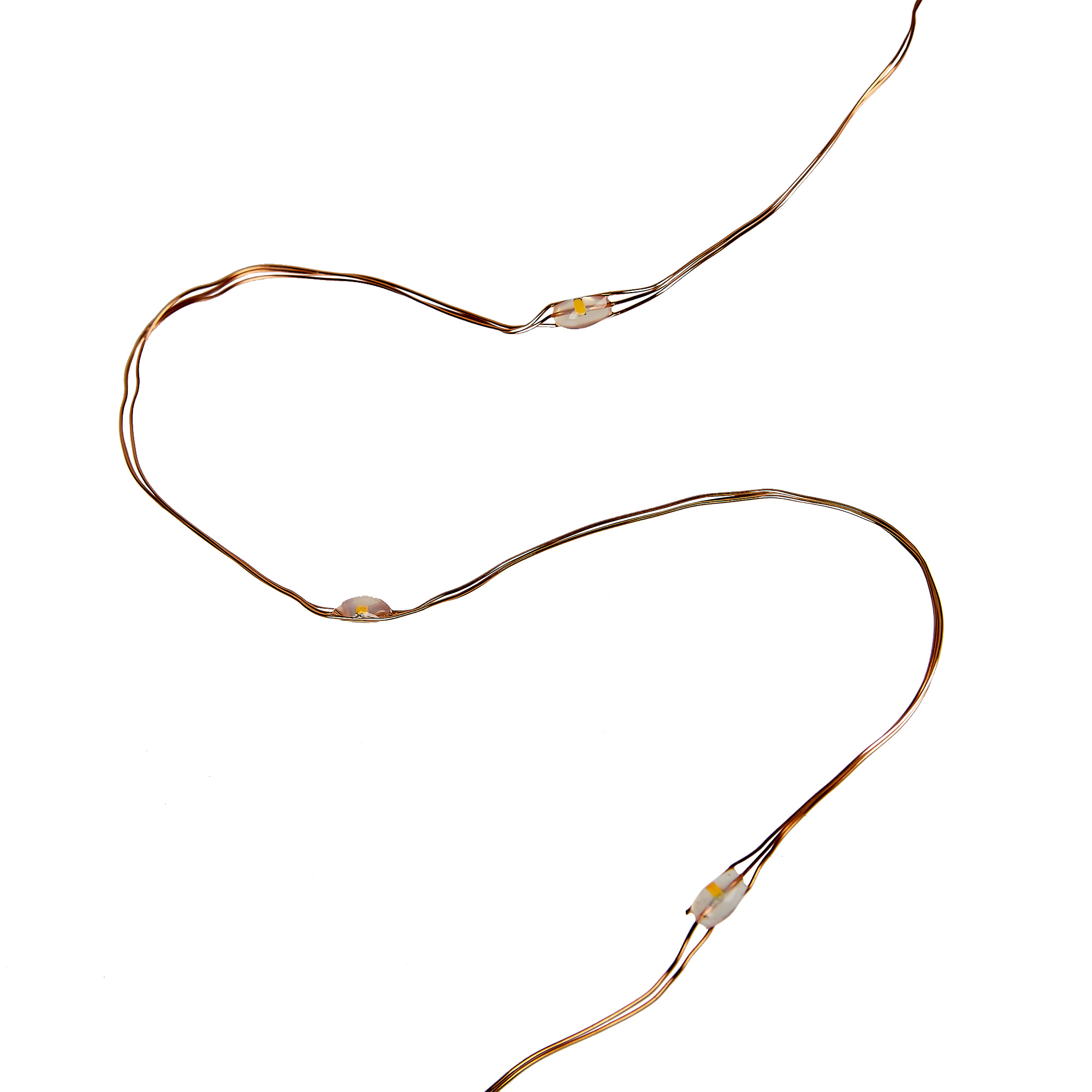 ULD-S5000-500-DCA AM IP20 DEW Гирлянда светодиодная Роса. 50м. 500 светодиодов. Янтарный свет. Провод медный. ТМ Uniel