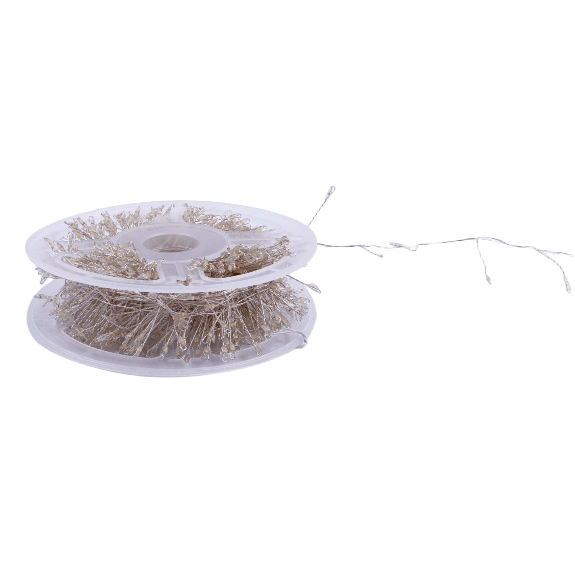 ULD-S3000-900-DTA WW IP20 DEWDROP Гирлянда светодиодная Капли росы. 30м. 900 светодиодов. Теплый белый свет. Провод прозрачный. ТМ Uniel