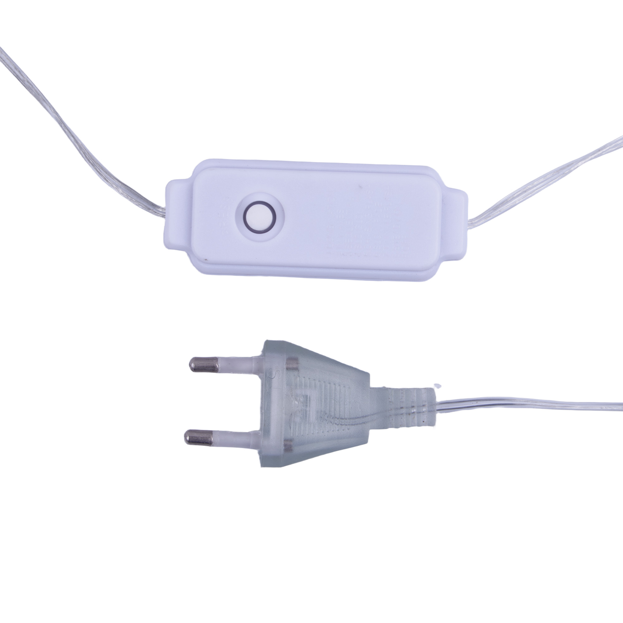 ULD-S5000-1500-DTA WW IP20 DEWDROP Гирлянда светодиодная Капли росы. 50м. 1500 светодиодов. Теплый белый свет. Провод прозрачный. ТМ Uniel