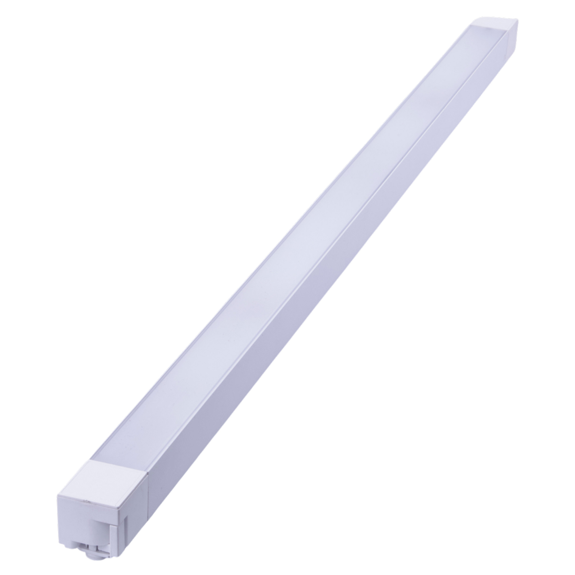 ULB-Q281 60W-4000K WHITE Светильник-прожектор светодиодный трековый. Линейный. 4500 Лм. Белый свет 4000K. Корпус белый. ТМ Volpe