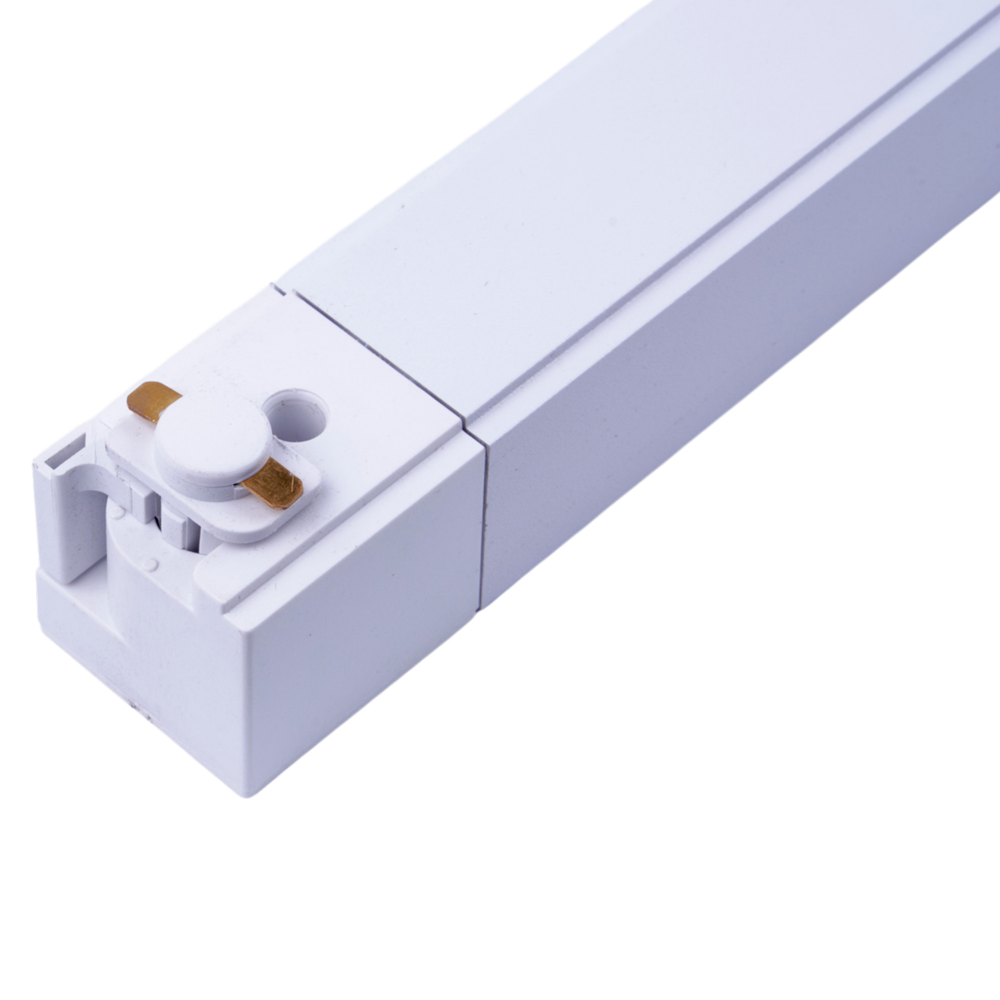 ULB-Q281 60W-4000K WHITE Светильник-прожектор светодиодный трековый. Линейный. 4500 Лм. Белый свет 4000K. Корпус белый. ТМ Volpe