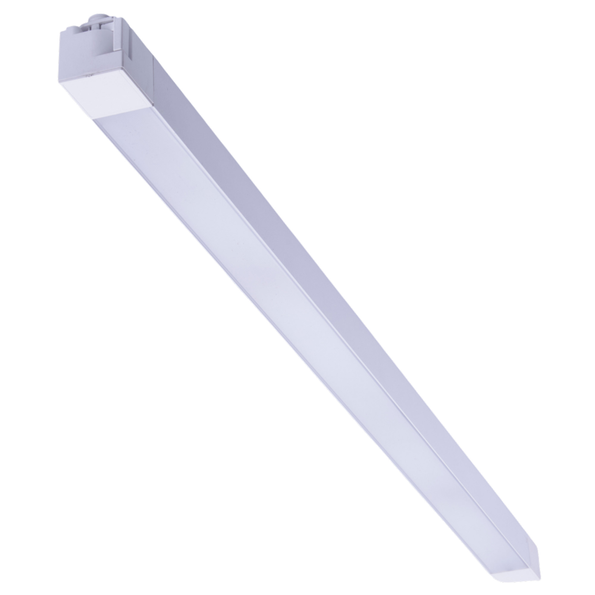 ULB-Q281 60W-4000K WHITE Светильник-прожектор светодиодный трековый. Линейный. 4500 Лм. Белый свет 4000K. Корпус белый. ТМ Volpe