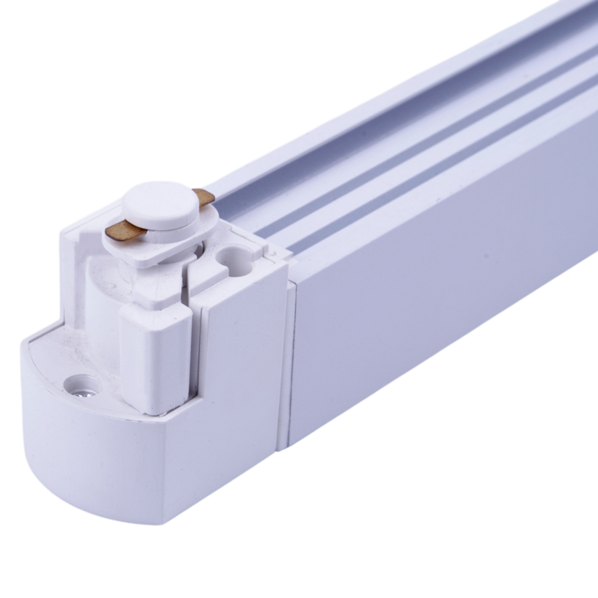 ULB-Q284 20W-4000K WHITE Светильник-прожектор светодиодный трековый. Линейный. Поворотный. 1600 Лм. Белый свет 4000K. Корпус белый. ТМ Volpe