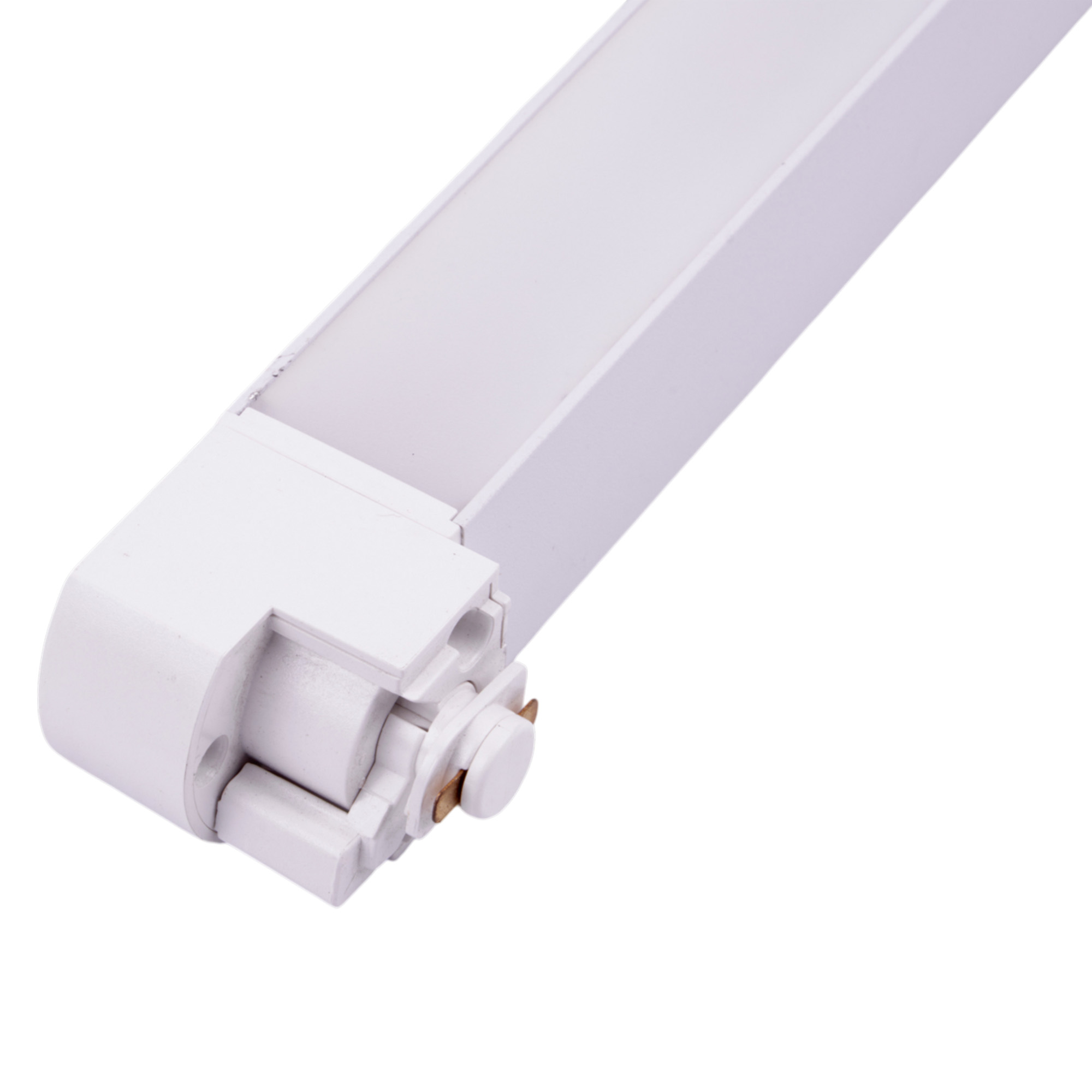 ULB-Q284 20W-4000K WHITE Светильник-прожектор светодиодный трековый. Линейный. Поворотный. 1600 Лм. Белый свет 4000K. Корпус белый. ТМ Volpe