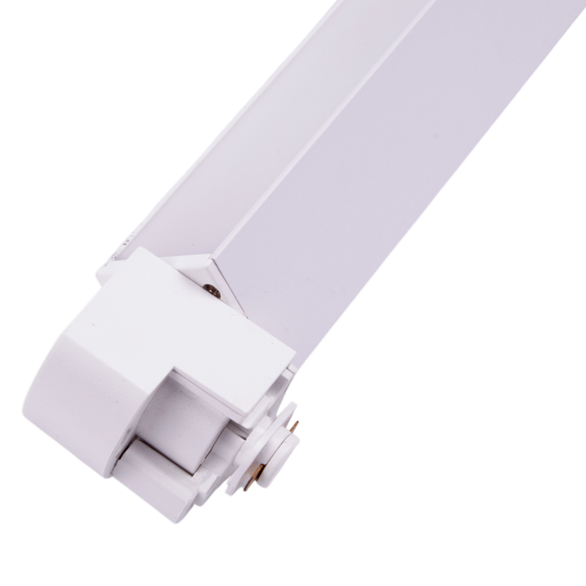 ULB-Q284 20W-4000K WHITE Светильник-прожектор светодиодный трековый. Линейный. Поворотный. 1600 Лм. Белый свет 4000K. Корпус белый. ТМ Volpe