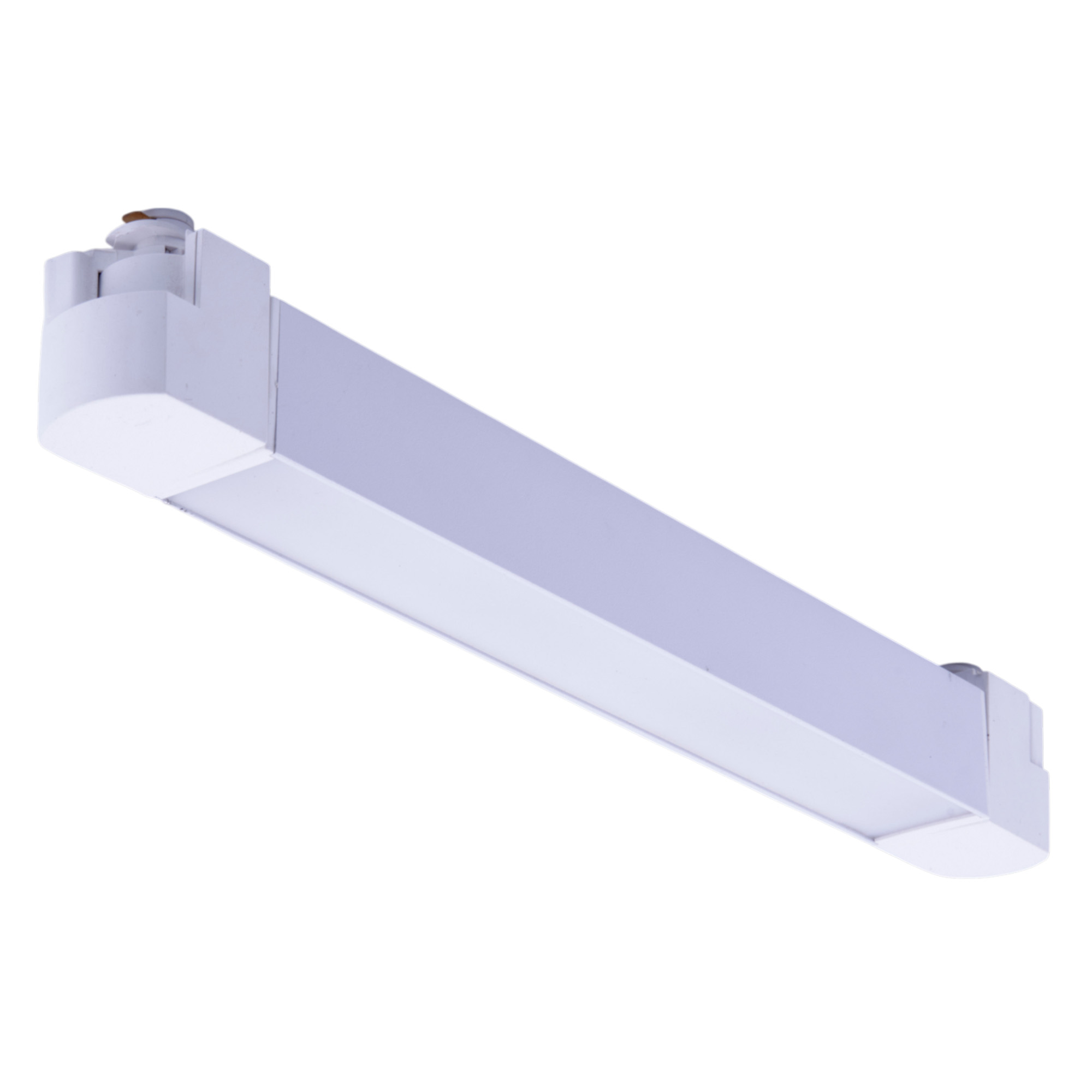 ULB-Q284 20W-4000K WHITE Светильник-прожектор светодиодный трековый. Линейный. Поворотный. 1600 Лм. Белый свет 4000K. Корпус белый. ТМ Volpe