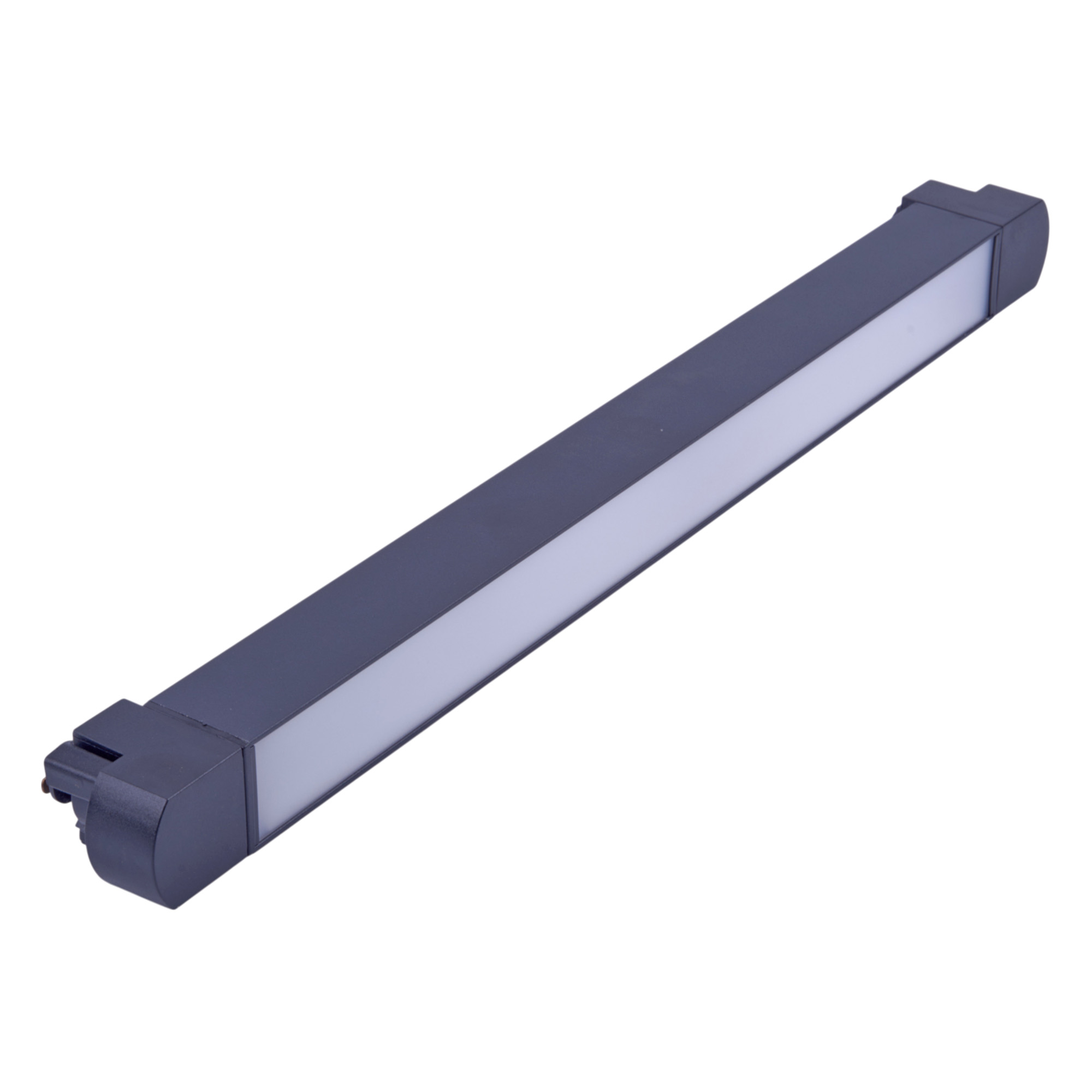 ULB-Q284 30W-4000K BLACK Светильник-прожектор светодиодный трековый. Линейный. Поворотный. 2500 Лм. Белый свет 4000K. Корпус черный. ТМ Volpe