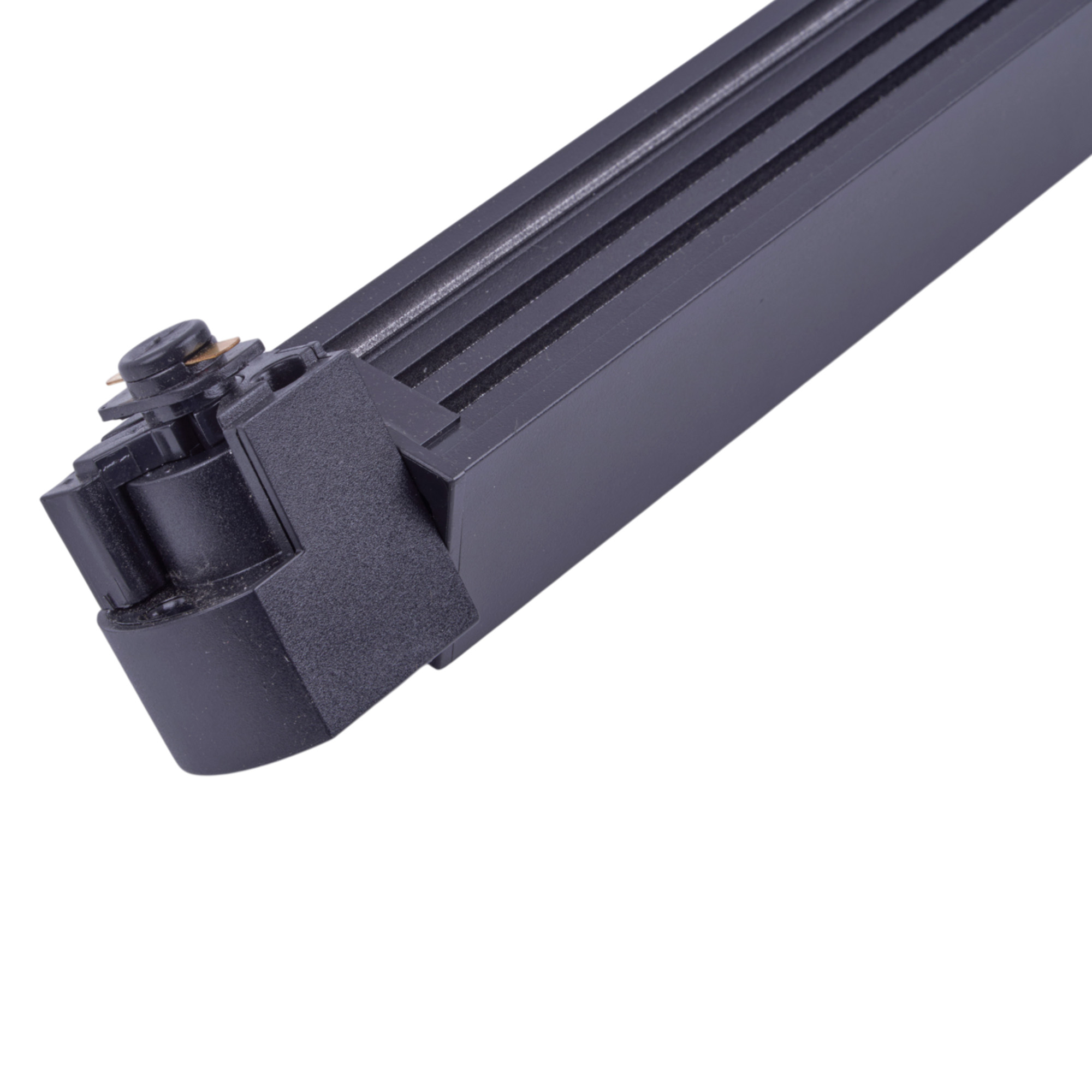 ULB-Q284 30W-4000K BLACK Светильник-прожектор светодиодный трековый. Линейный. Поворотный. 2500 Лм. Белый свет 4000K. Корпус черный. ТМ Volpe