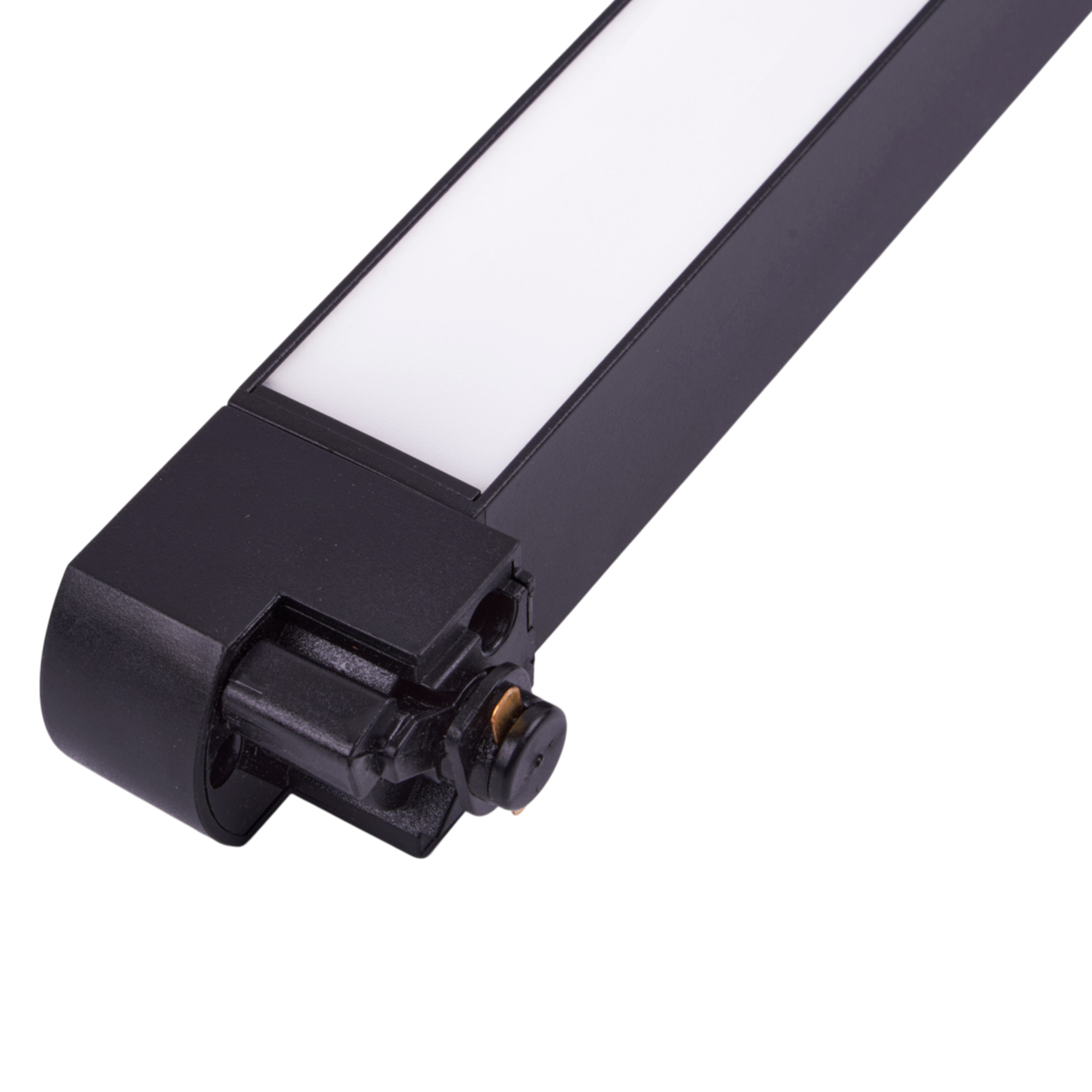 ULB-Q284 30W-4000K BLACK Светильник-прожектор светодиодный трековый. Линейный. Поворотный. 2500 Лм. Белый свет 4000K. Корпус черный. ТМ Volpe