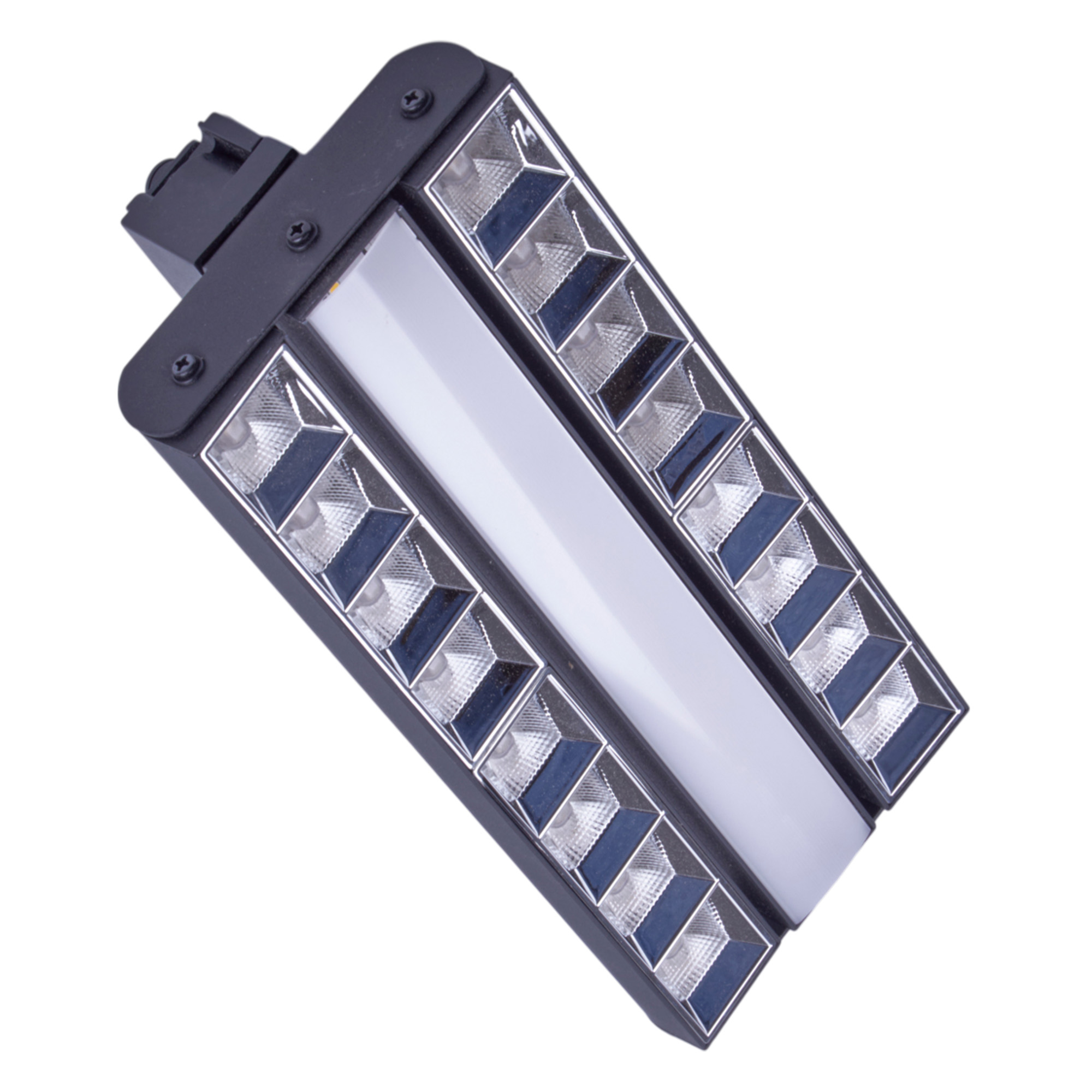 ULB-Q289 60W-4000K BLACK Светильник-прожектор светодиодный трековый. Линейный. Поворотный. 6000 Лм. Белый свет 4000K. Корпус черный. ТМ Volpe