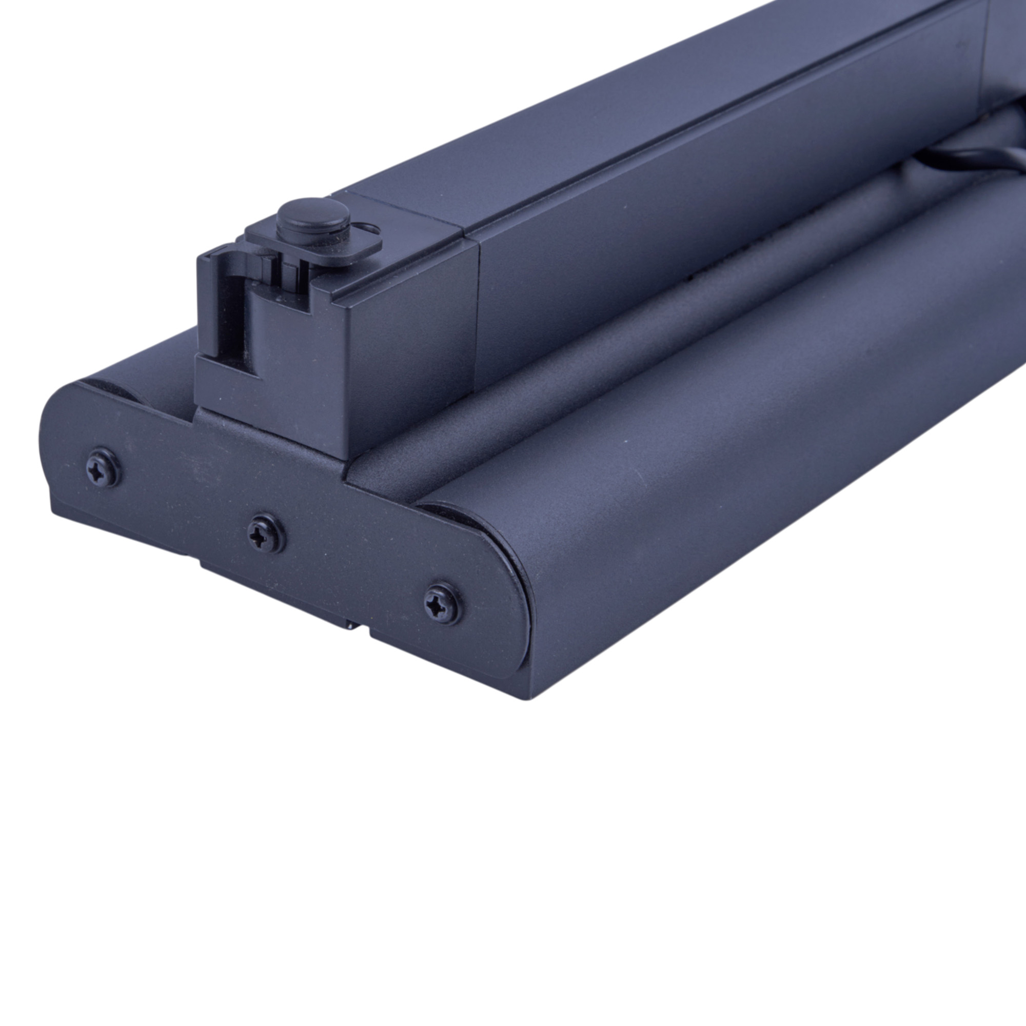 ULB-Q289 60W-4000K BLACK Светильник-прожектор светодиодный трековый. Линейный. Поворотный. 6000 Лм. Белый свет 4000K. Корпус черный. ТМ Volpe