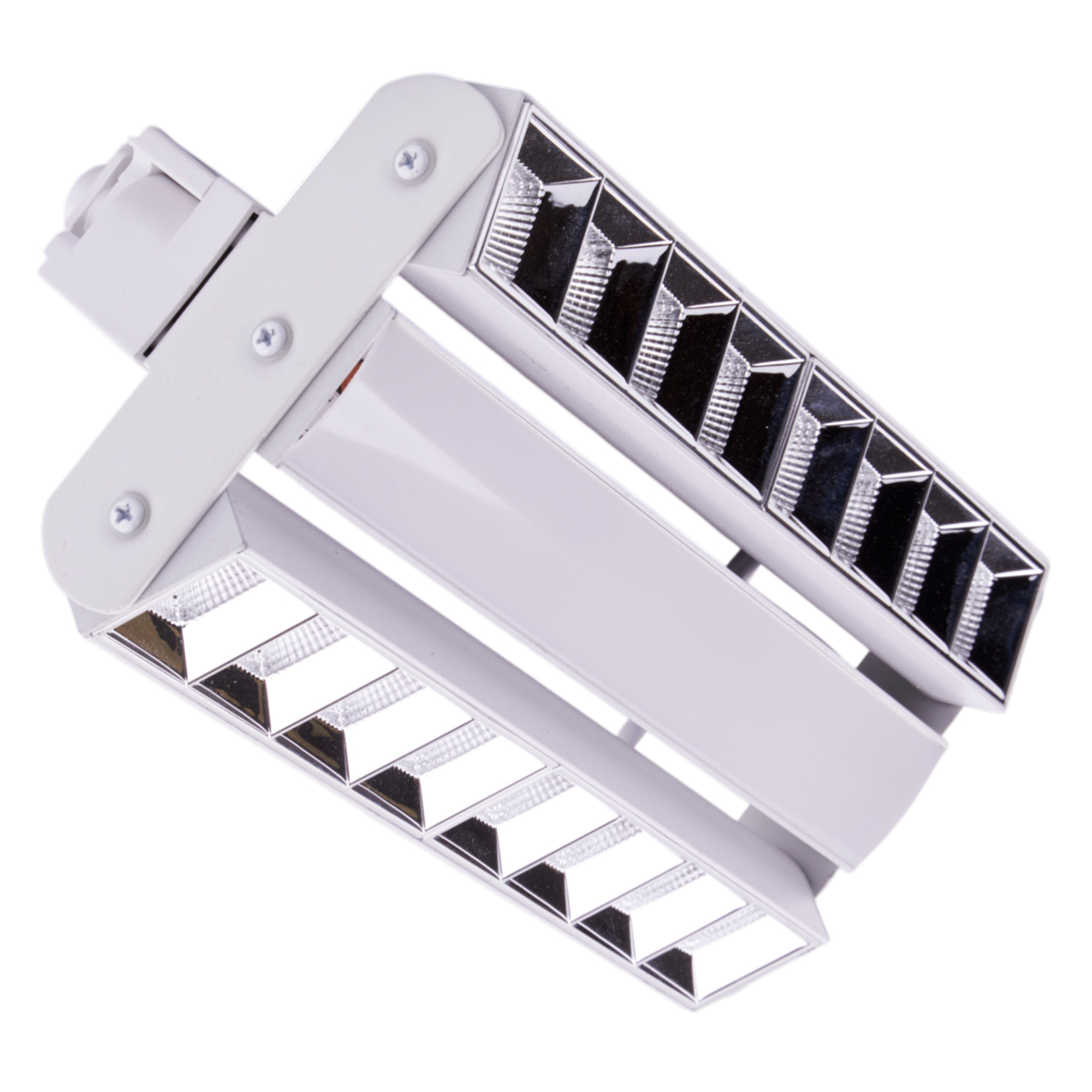 ULB-Q289 60W-4000K WHITE Светильник-прожектор светодиодный трековый. Линейный. Поворотный. 6000 Лм. Белый свет 4000K. Корпус белый. ТМ Volpe