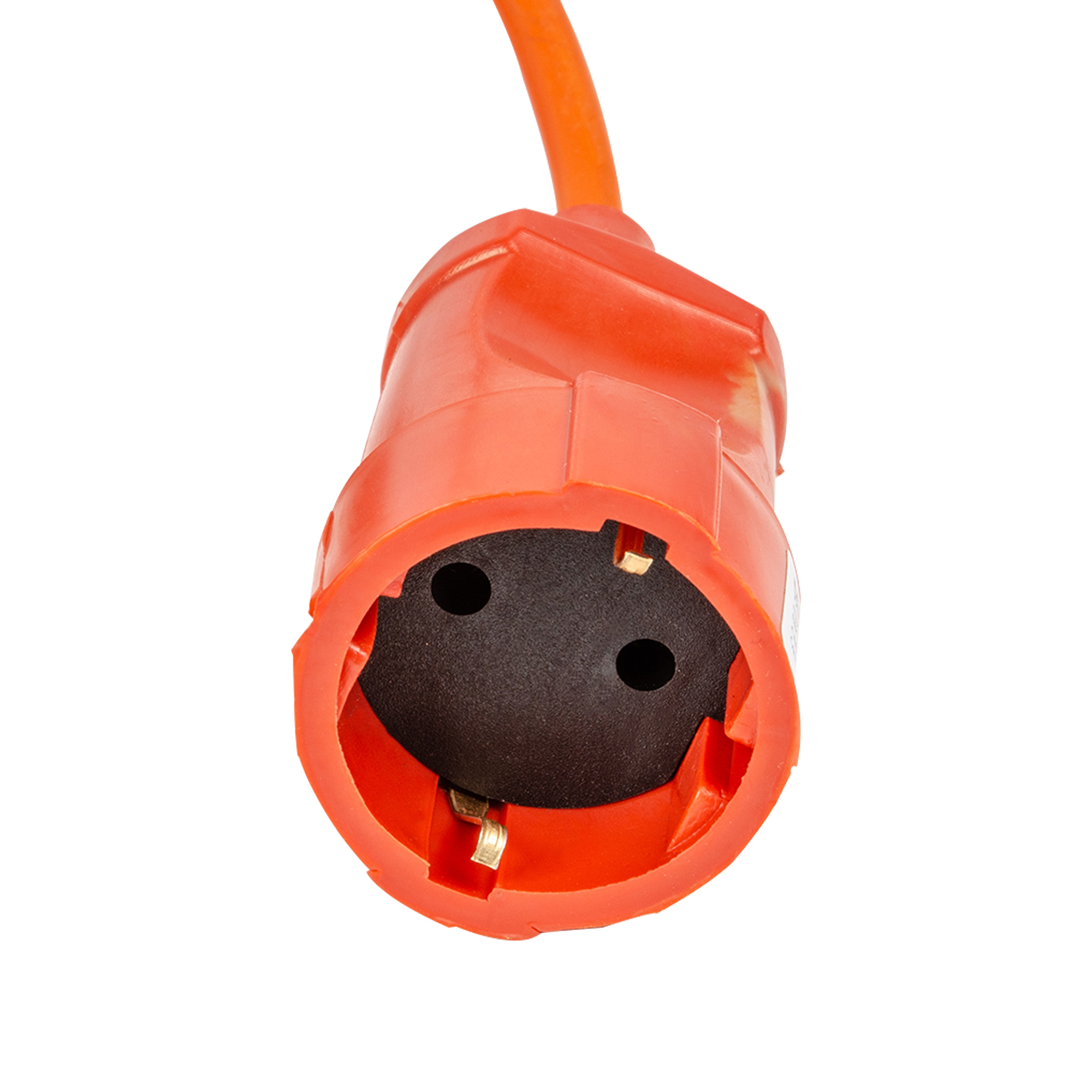 УС-1-30 -UCK-1N-2x1.00-30M-F ORANGE Удлинитель силовой на рамке. б-з. 1гнездо. 30м ПВС 2х1.00. 10A. Оранжевый. TМ Uniel