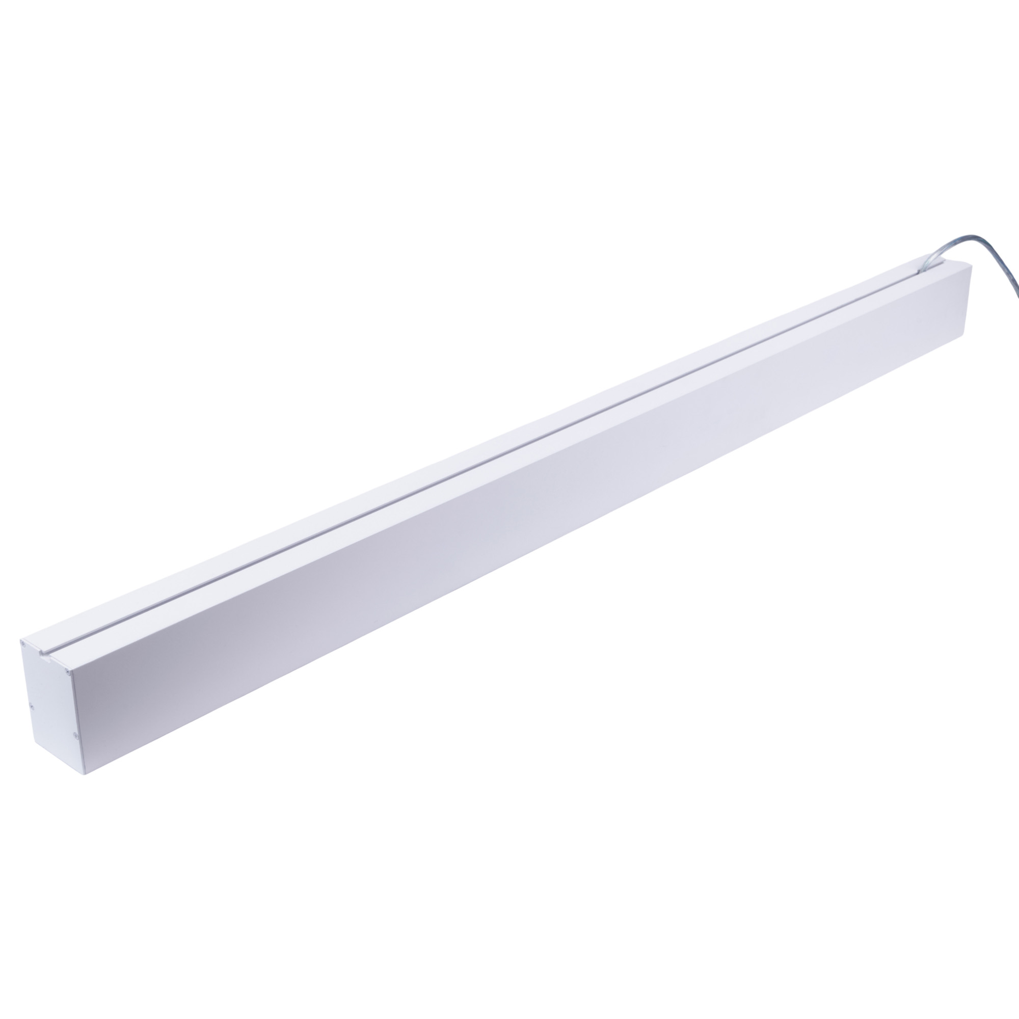 ULO-K10D 25W-3000K-L100 IP40 WHITE Светильник линейный светодиодный подвесной. Теплый белый свет 3000K. 2800Лм. Алюминий. Цвет белый. TM Uniel